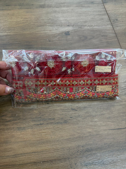 【ご予約商品preo-2】赤い刺繍リボン 15本