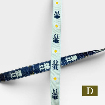 【50cm単位】チロリアンテープ チロルテープ リボン カブトムシとクワガタ 入園入学 幅約1.1cm 約10mm~12ｍｍ 260902001
