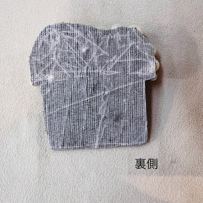 ビーズ刺繍 ワッペン 弾ける可愛さ キラキラ ポップコーン  縦約5.4cm×横約5cm PT24062902